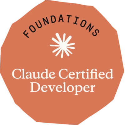Claude Certified Developer — Foundations badge